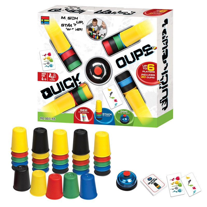 Party Games For 5 Year Olds Indoors - Sports Stacking Cups Plastic Card Games