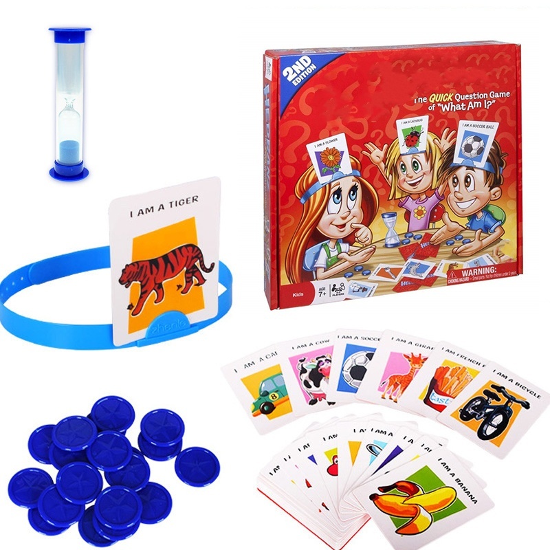 Party Games Quiz - Kids Funny Cards Board Game Toy