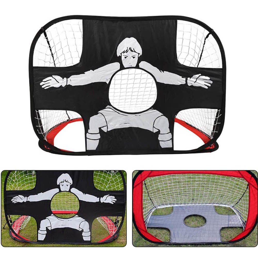 Spike Ball Game - Foldable Football Goal Nylon Soccer Goal