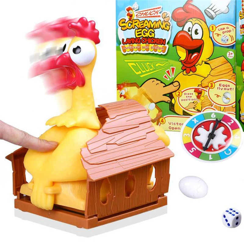 Party Games Quiz - Funny Lucky Chicken Laying Eggs Toys