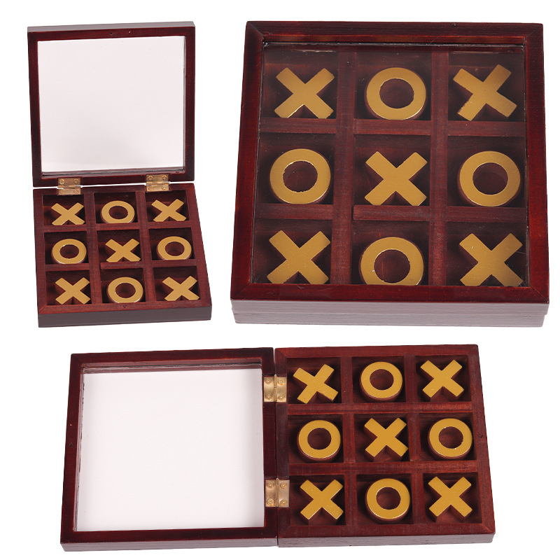 Book Party Games - Funny Tic Tac Toe Chessboard Family