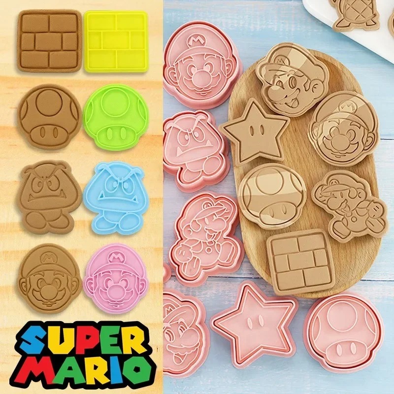 Party Games Mario - Super Mario Bros Cookie Cutter Stamp