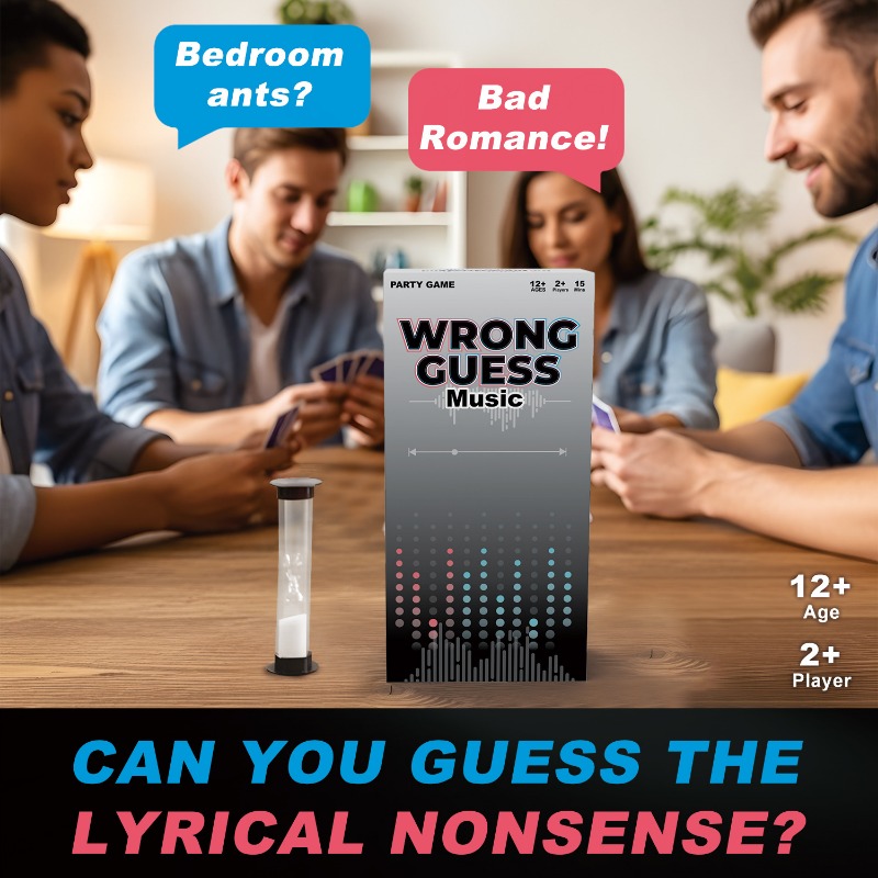 Party Games Quotes - 500 Funny Music Lyrics Cards Puzzle