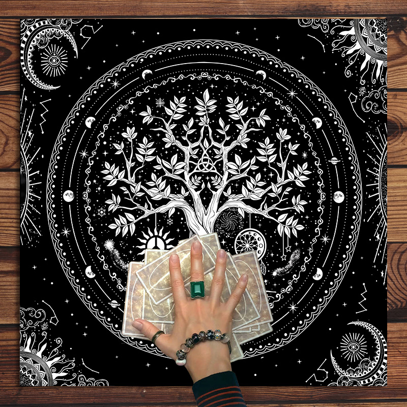1pc Tarots Moon Cloth Tarots C - огляд і ціна Zodiac Party Games