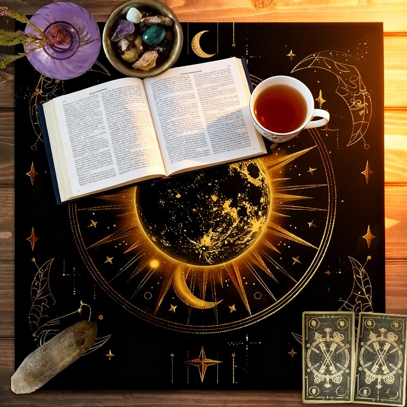 Zodiac Pattern Tarot Cloth - S - огляд і ціна Zodiac Party Games