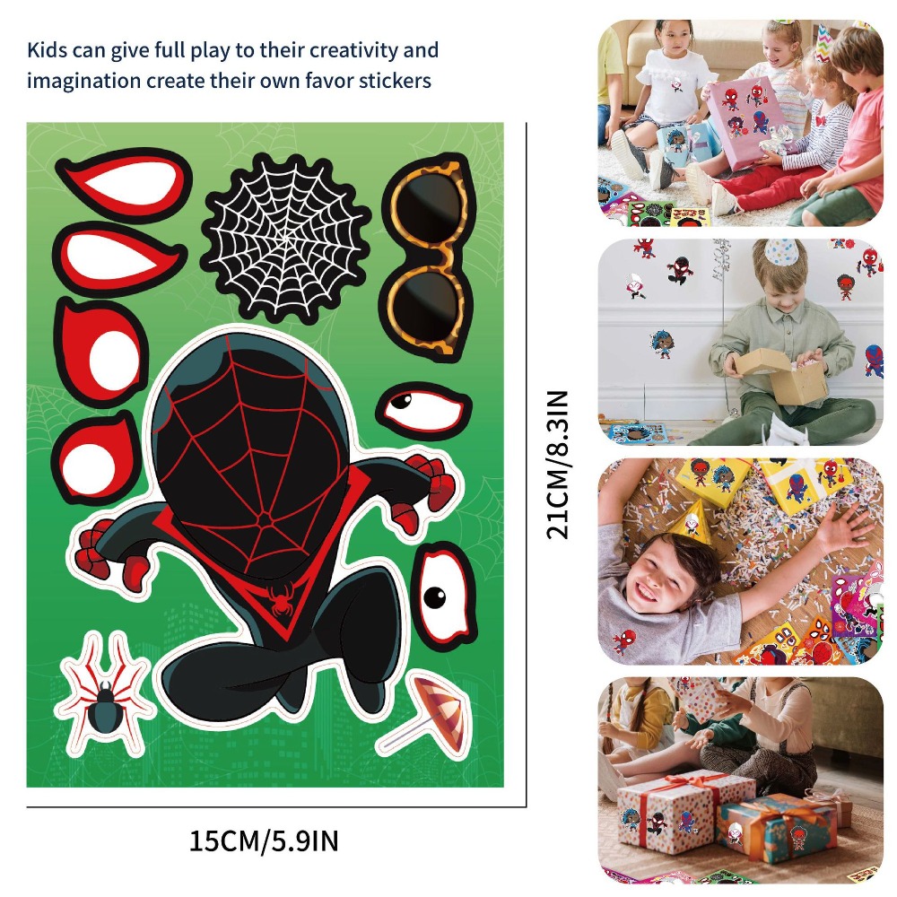 8/24pcs Spider Man  Puzzle Sti - огляд і ціна Party Games Quiz