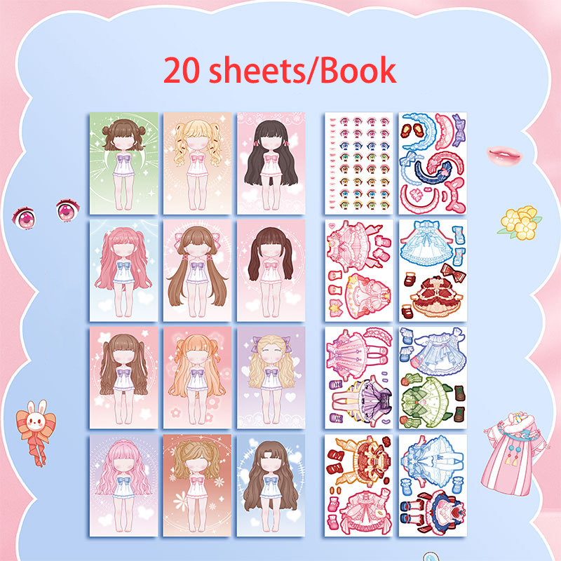 20Pcs/Book Clothing Matching S - огляд і ціна Book Party Games