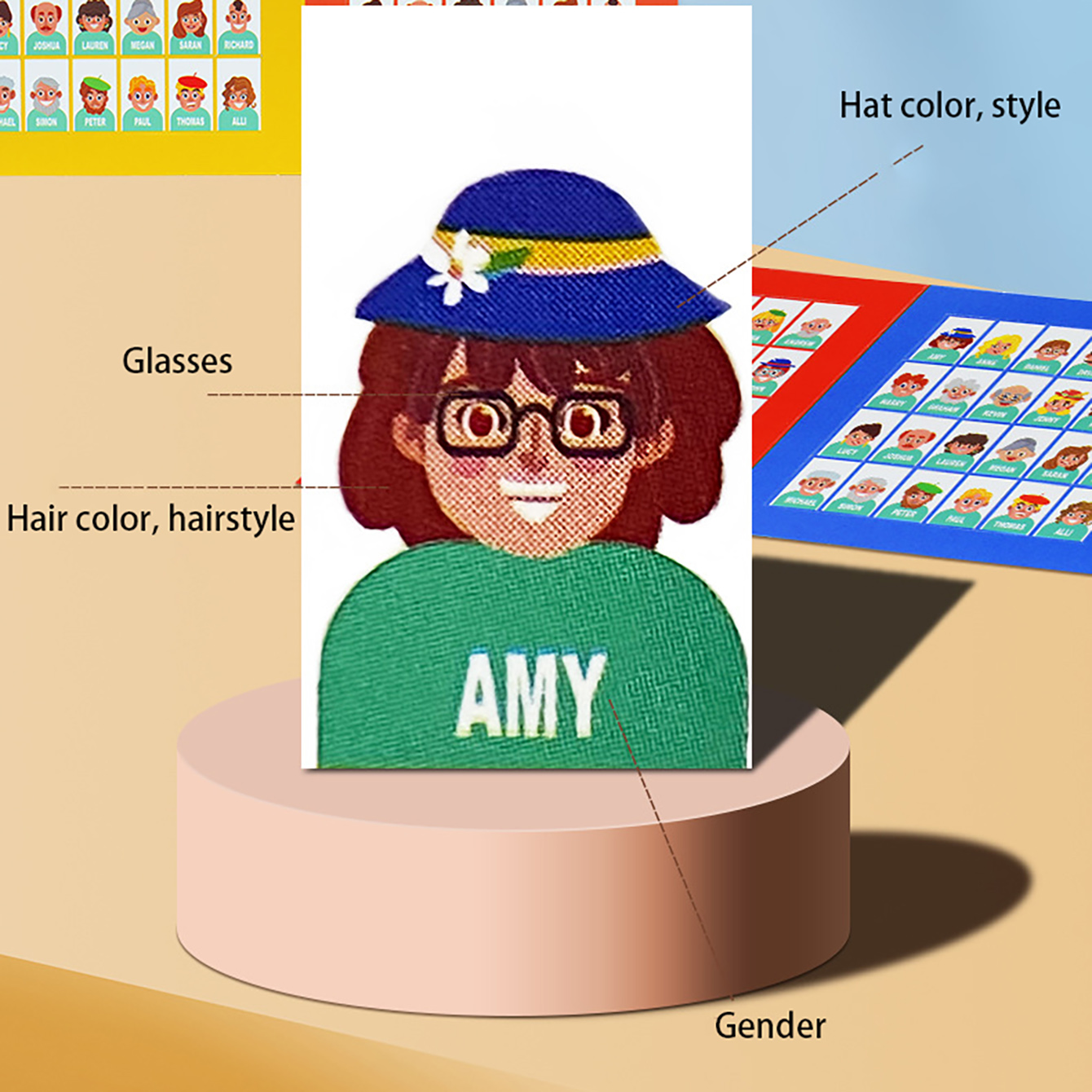 Family Guessing Board Game Who - огляд і ціна Party Games Quiz