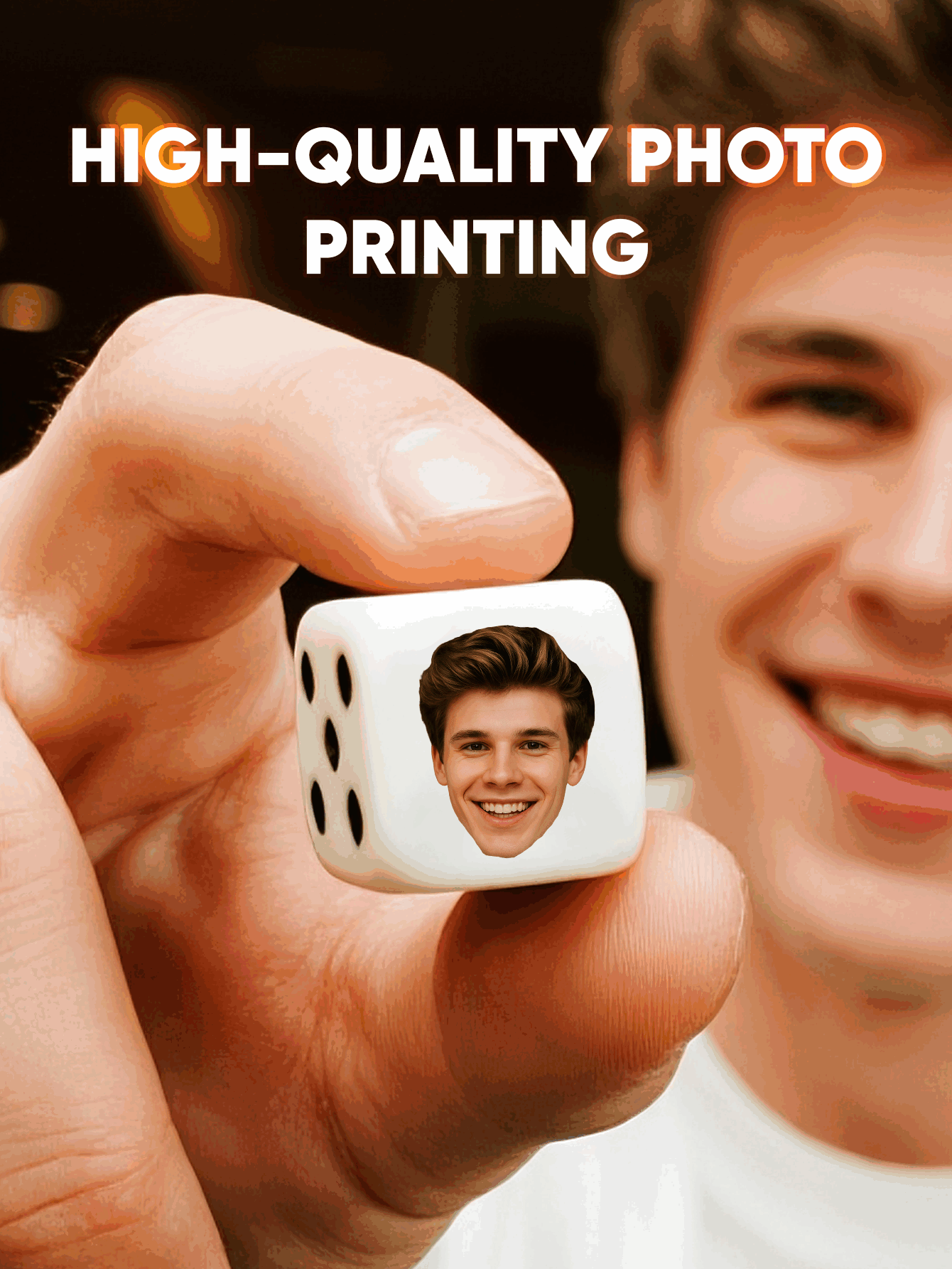 Custom Face Dice Personalized  - огляд і ціна Party Games Engagement