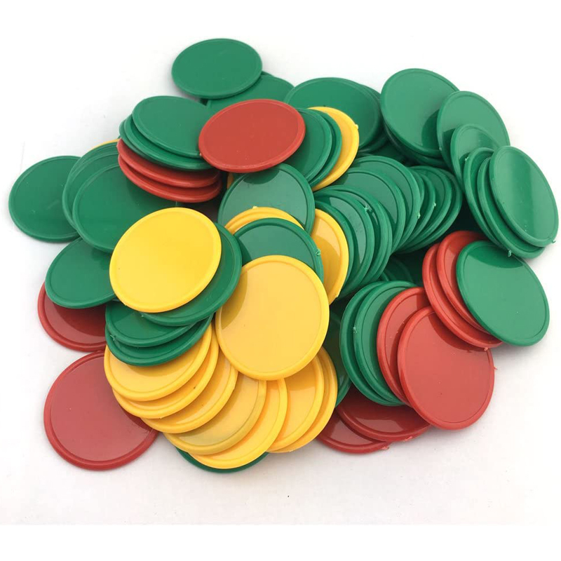 40PCS 37MM Plastic Poker Chips - огляд і ціна Party Games Juegos De Mesa