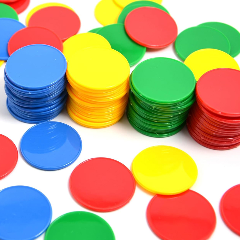 40PCS 37MM Plastic Poker Chips - огляд і ціна Party Games Juegos De Mesa