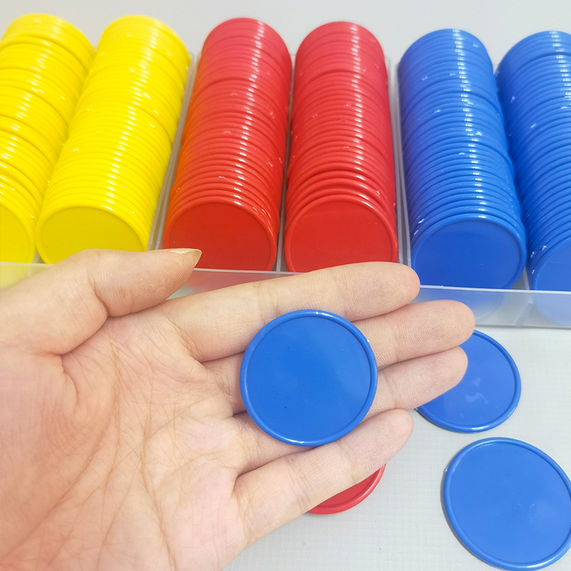 40PCS 37MM Plastic Poker Chips - огляд і ціна Party Games Juegos De Mesa