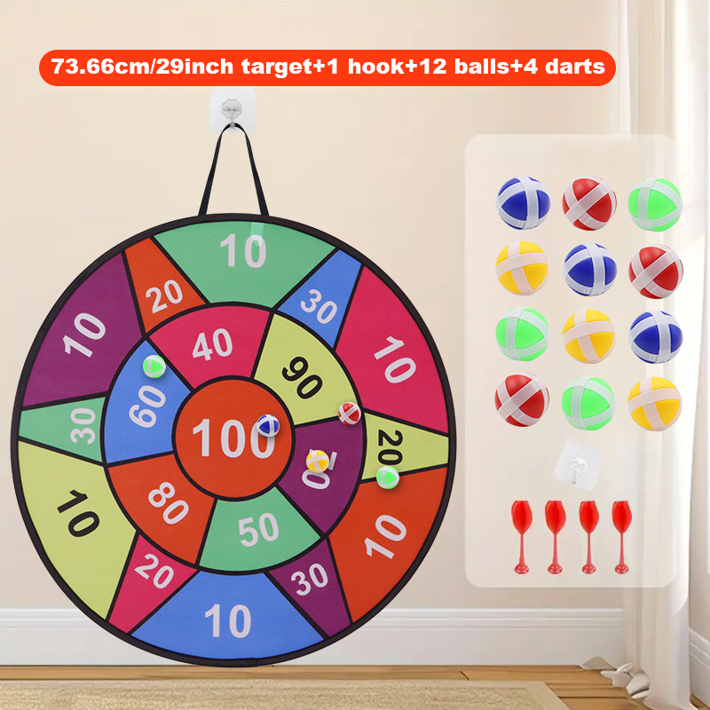 Sticky ball dart board -12 bal - огляд і ціна Party Games For 5 Year Olds Indoors