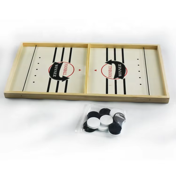2-in-1 Wooden Ice Hockey & Che - огляд і ціна Party Family Games