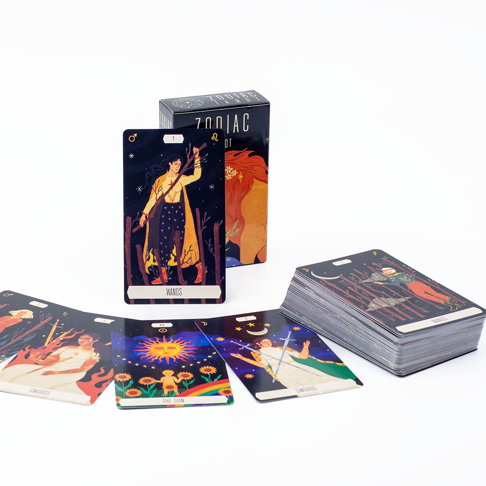 10.3*6cm Zodiac Tarot Cards Fa - огляд і ціна Zodiac Party Games