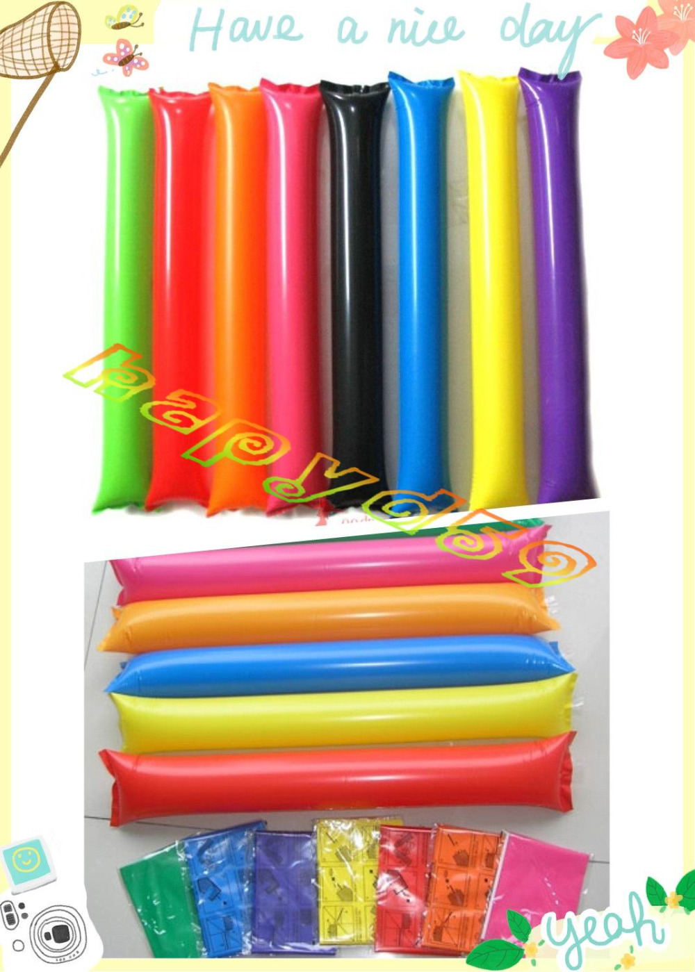100pcs 60cm clapper ballon bea - огляд і ціна Party Games Engagement