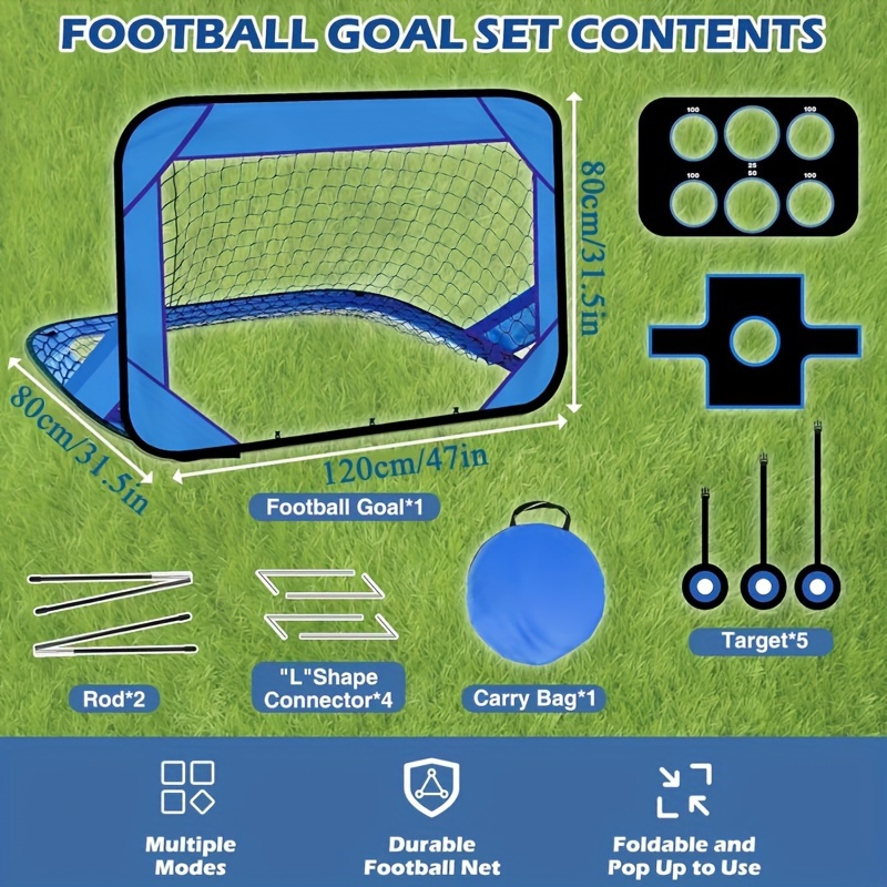 4 Modes Pop Up Soccer Goal Net - огляд і ціна Spike Ball Game