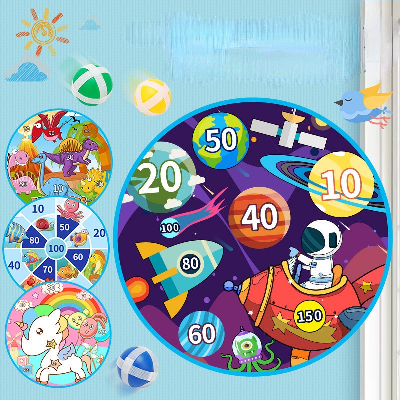 Large Kids Dart Board with Sti - огляд і ціна Party Games For 5 Year Olds Indoors