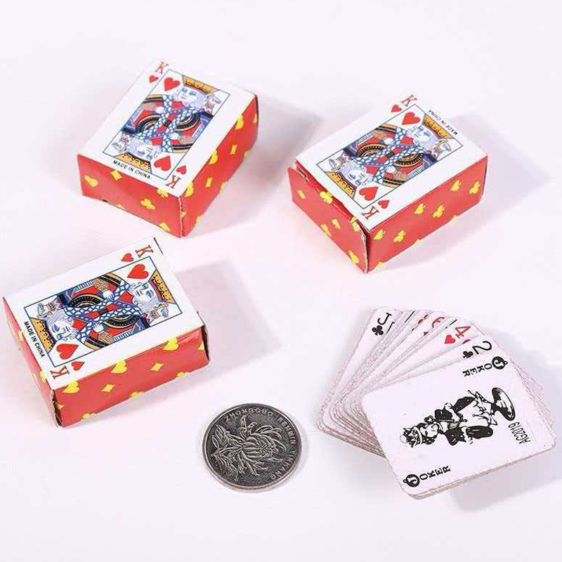 5PCS Mini Poker Playing Cards  - огляд і ціна Party Games Juegos De Mesa