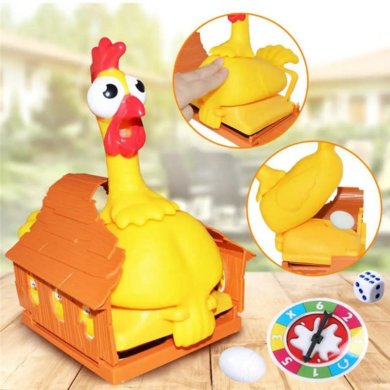 Funny Lucky Chicken Laying Egg - огляд і ціна Party Games Quiz