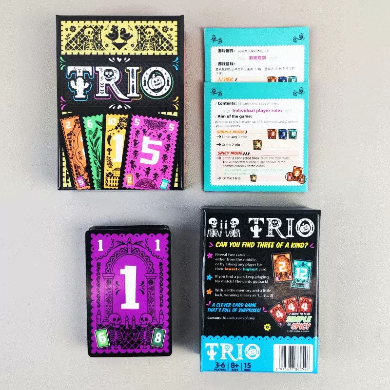Trio, Family  Card Gameon the  - огляд і ціна Party Games List