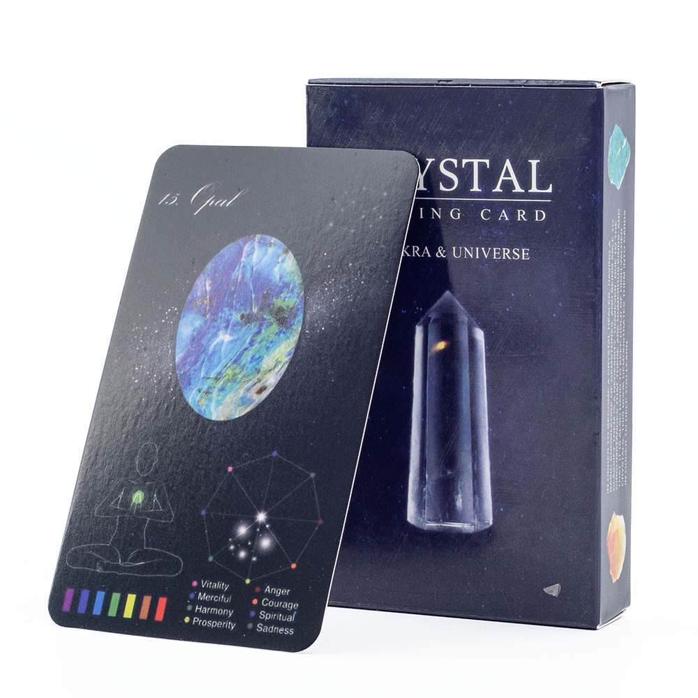 Crystals Healing Cards 60-Card - огляд і ціна Zodiac Party Games