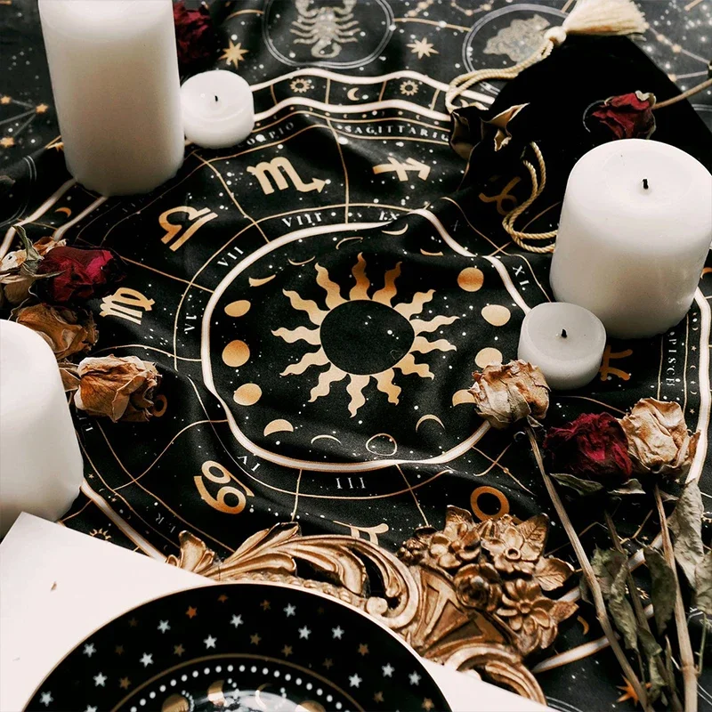 Tarot Cloth Zodiac Wheel Astro - огляд і ціна Zodiac Party Games