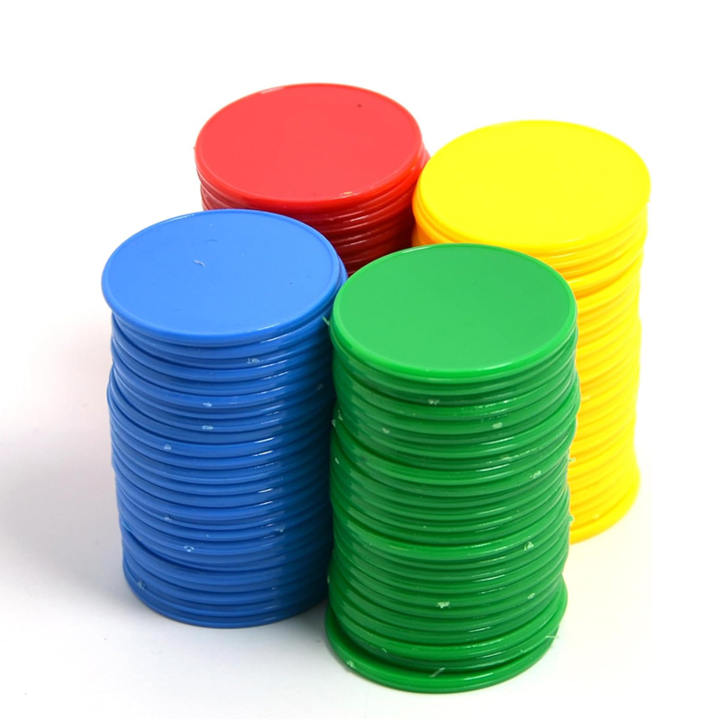 Bingo Markers Chips 37MM 4 Col - огляд і ціна Party Games Juegos De Mesa