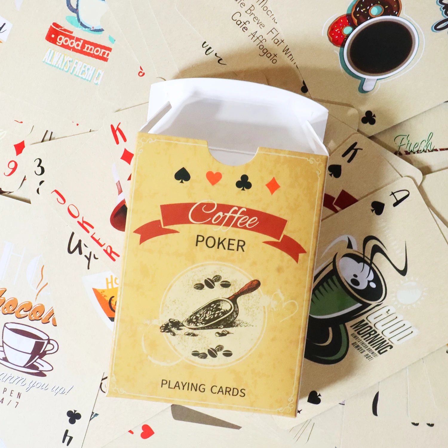 Coffee Paper Playing Cards Vin - огляд і ціна Book Party Games