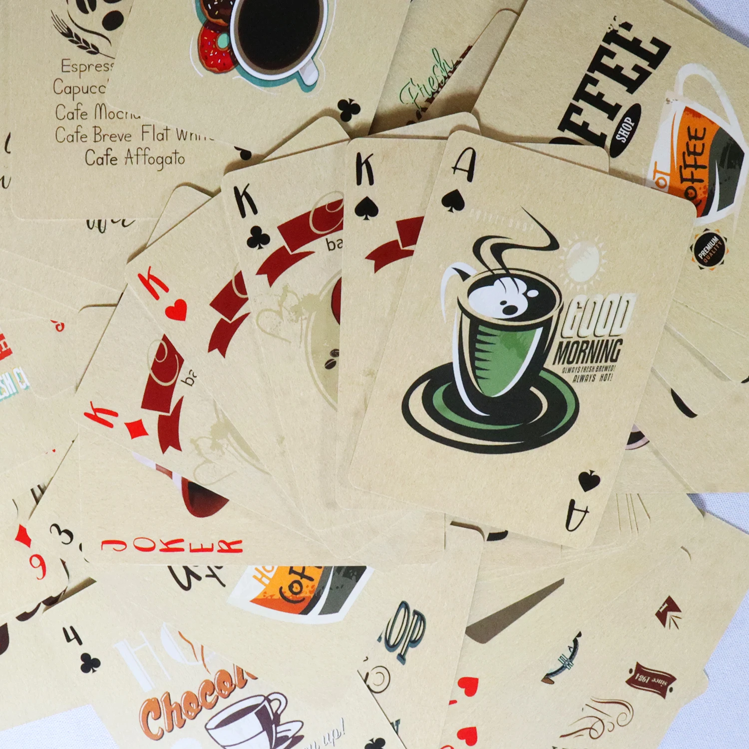 Coffee Paper Playing Cards Vin - огляд і ціна Book Party Games
