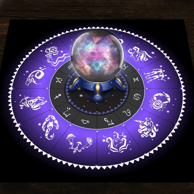 Tarot Cloth Purple Zodiac Whee - огляд і ціна Zodiac Party Games