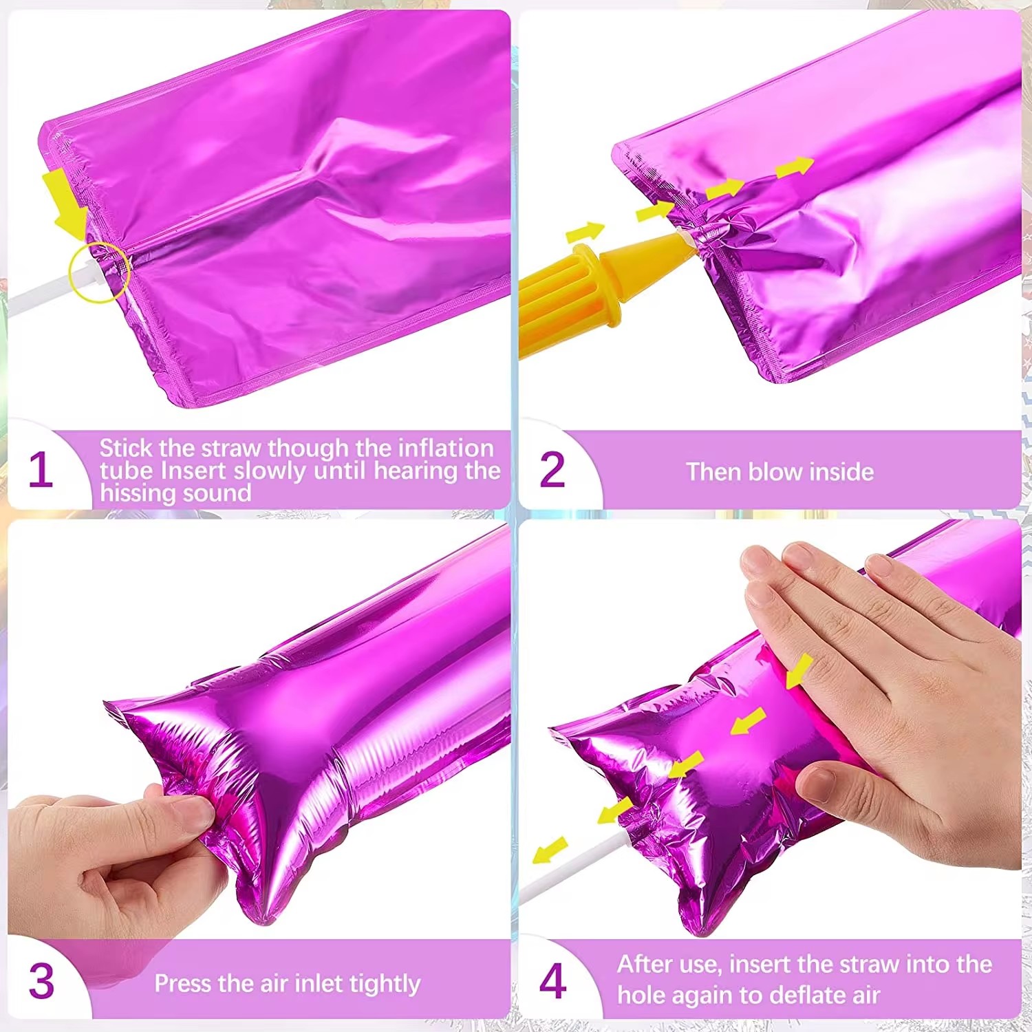 10/30pc Aluminum Film Inflatab - огляд і ціна Party Games Engagement