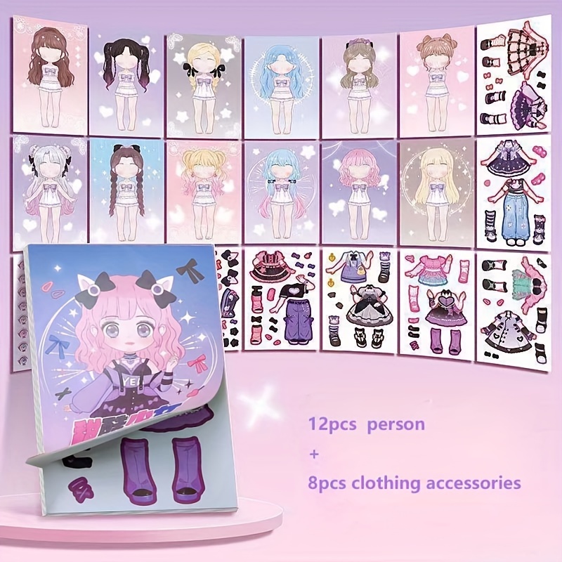 Dress Up Sticker Book Girl Sti - огляд і ціна Book Party Games