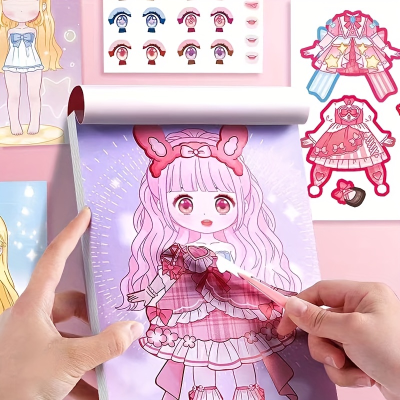 Dress Up Sticker Book Girl Sti - огляд і ціна Book Party Games