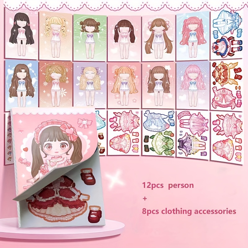 Dress Up Sticker Book Girl Sti - огляд і ціна Book Party Games