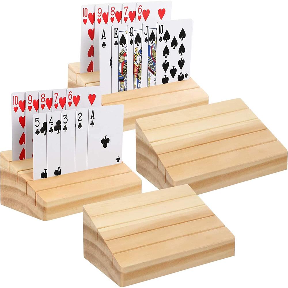 Hands-Free Wooden Playing Card - огляд і ціна Book Party Games
